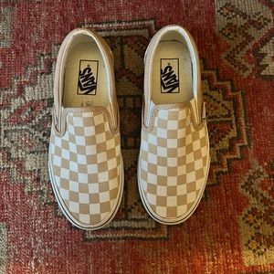 Vans checkered slip on sneaker